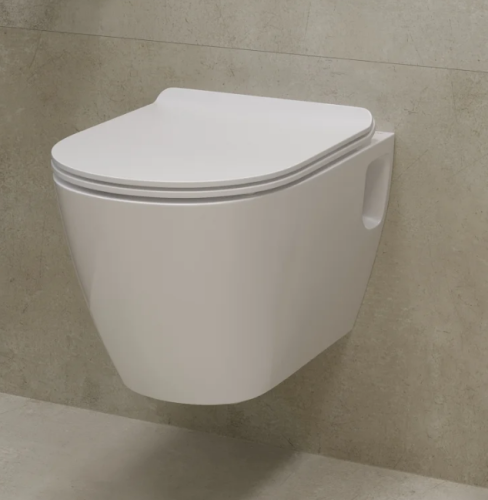 ������ ��������� ������������ "Art Rimless Slim"  (������� ���������, ������� soft close, clip up) Sanita Luxe