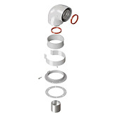 ���� ������ ����������� ������������ �������.��� Bugatti,BOSCH Buderrus,Haier, DN60/100,���� 90 ��.Krats