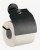 Держатель для туалетной бумаги черный A12605 Accoona Держатель для туалетной бумаги черный A12605 Accoona