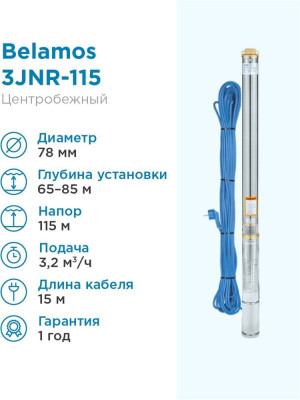 ����� ���������� ������������ BELAMOS 3JNR 115/3, 1130 ��, 3200 �/�, ����� 115 �